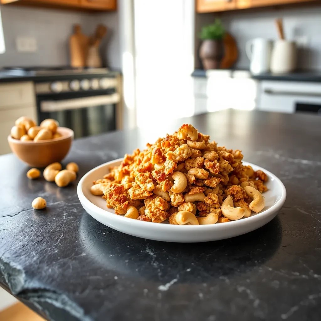 Buttery Cashew Snack recipe