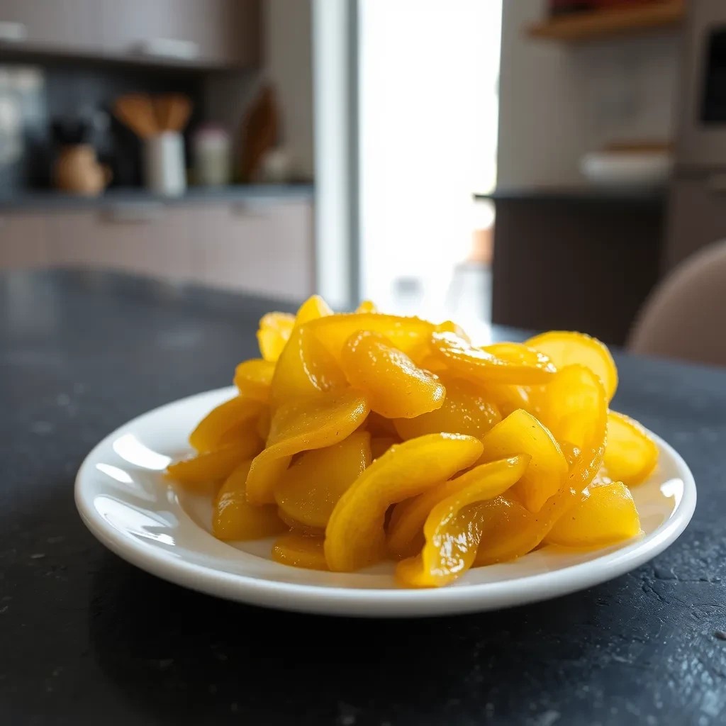 Sweet Candied Lemon Peel