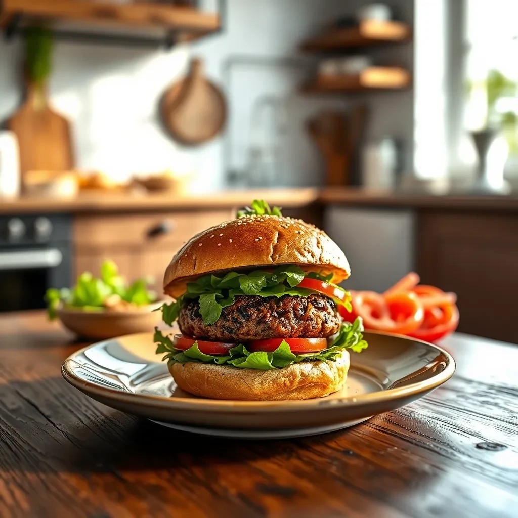 Caprese-Style Burger recipe