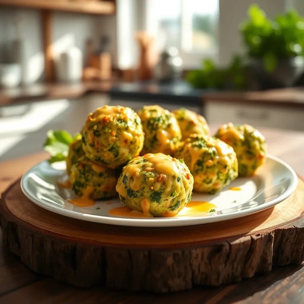 Cheesy Broccoli Balls recipe