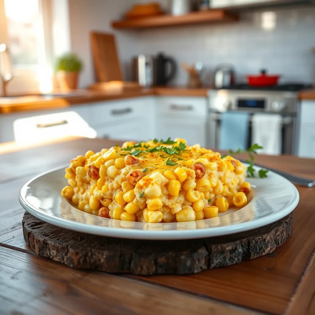 Cheesy Corn Bake recipe