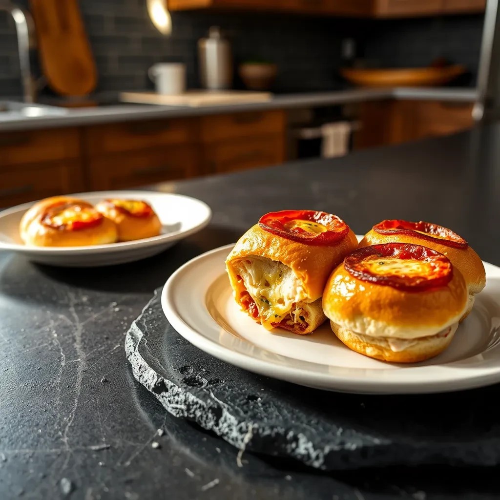 Cheesy Pizza Buns recipe