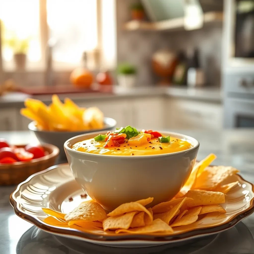 Cheesy Taco Queso Dip recipe