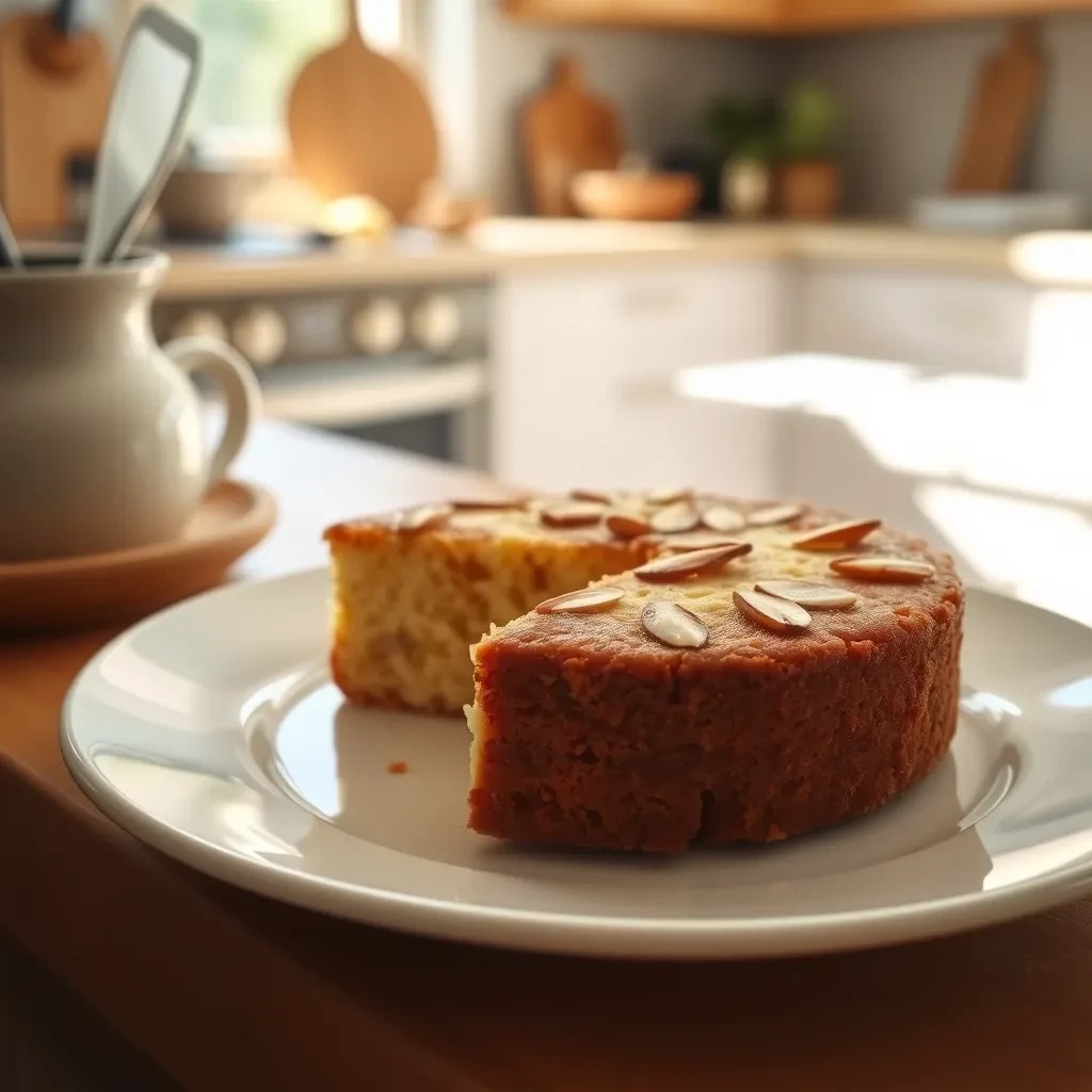 Cherimoya Almond Cake Delight recipe