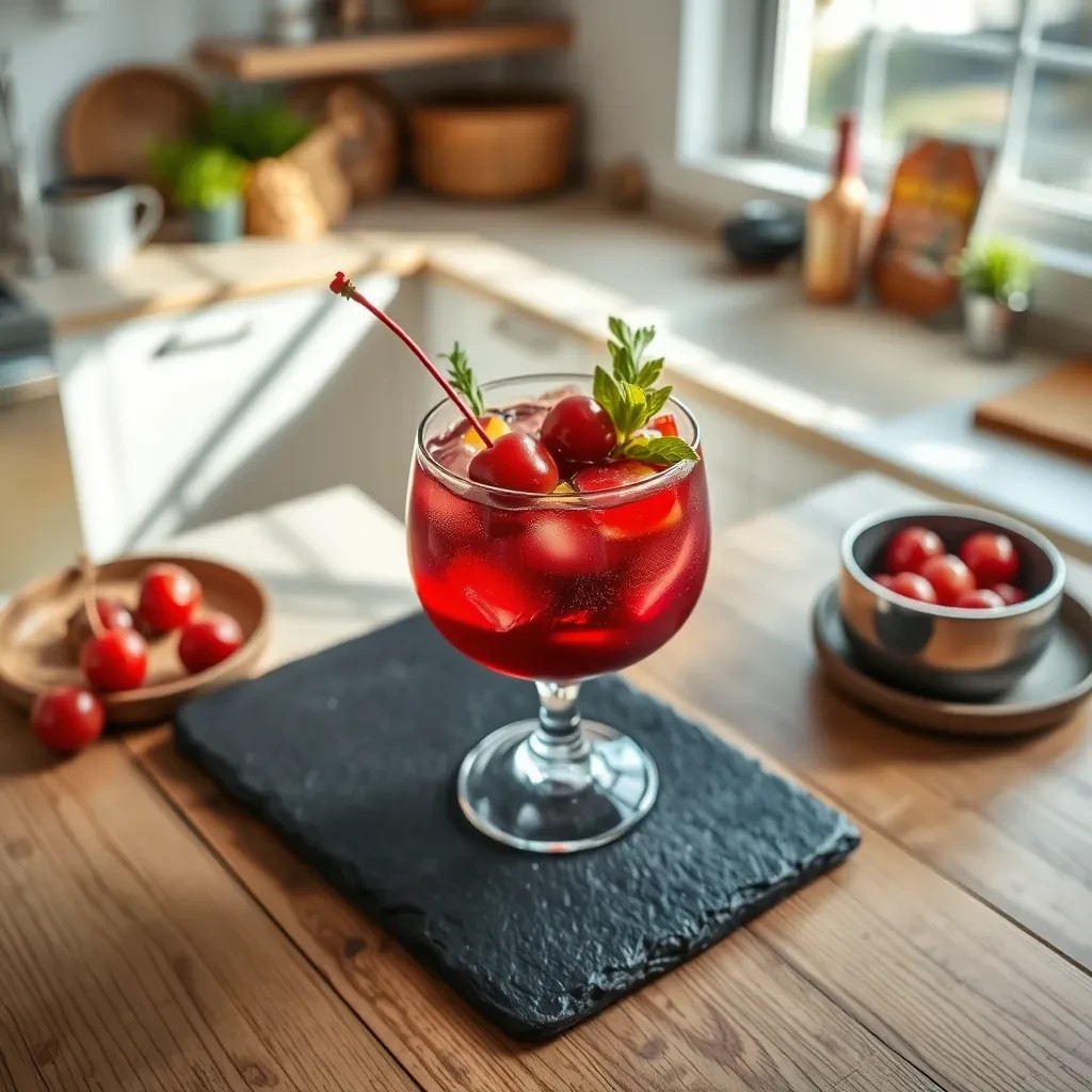 Cherry Bomb Mocktail recipe