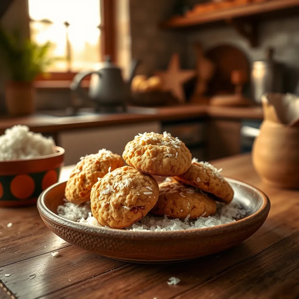 Coconut Chewy Cookies recipe