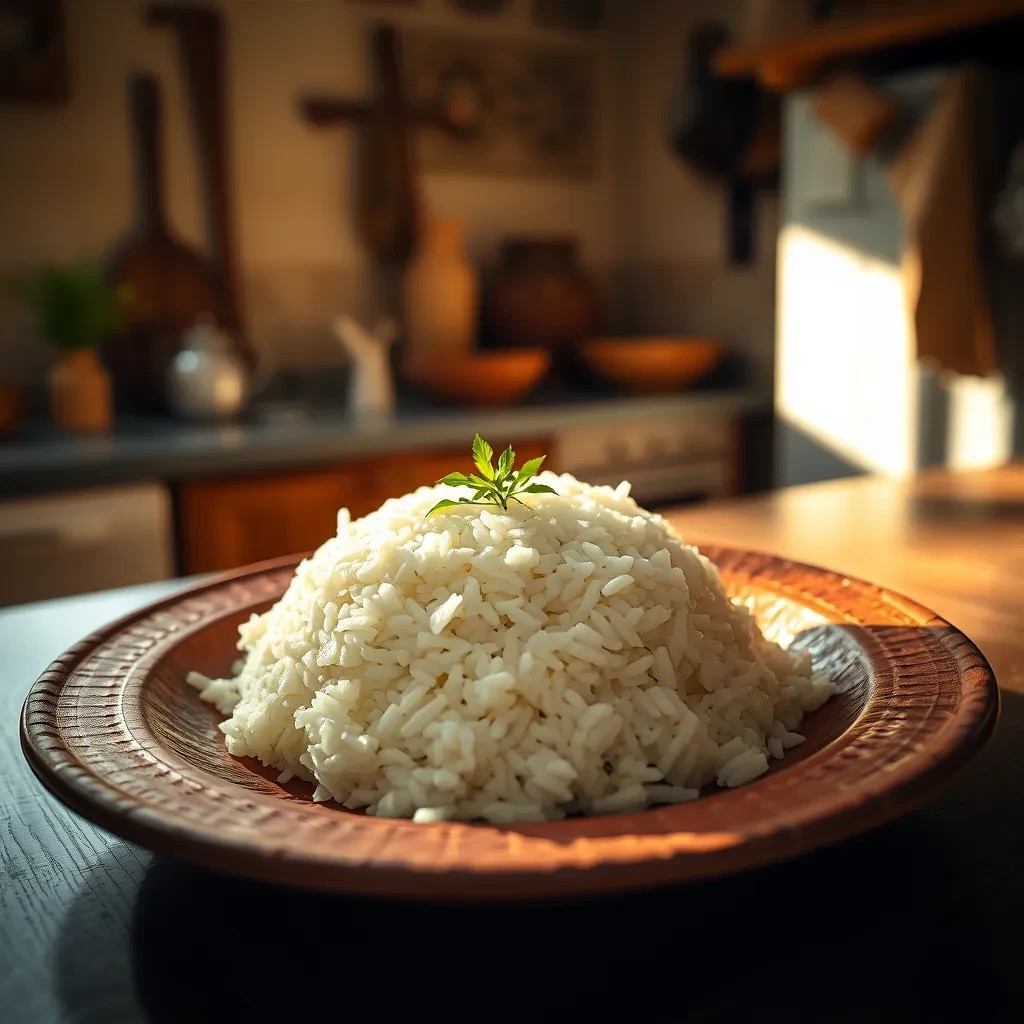 Coconut Water Rice Dish recipe