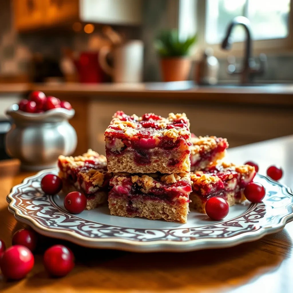 Cranberry Bliss Bars recipe