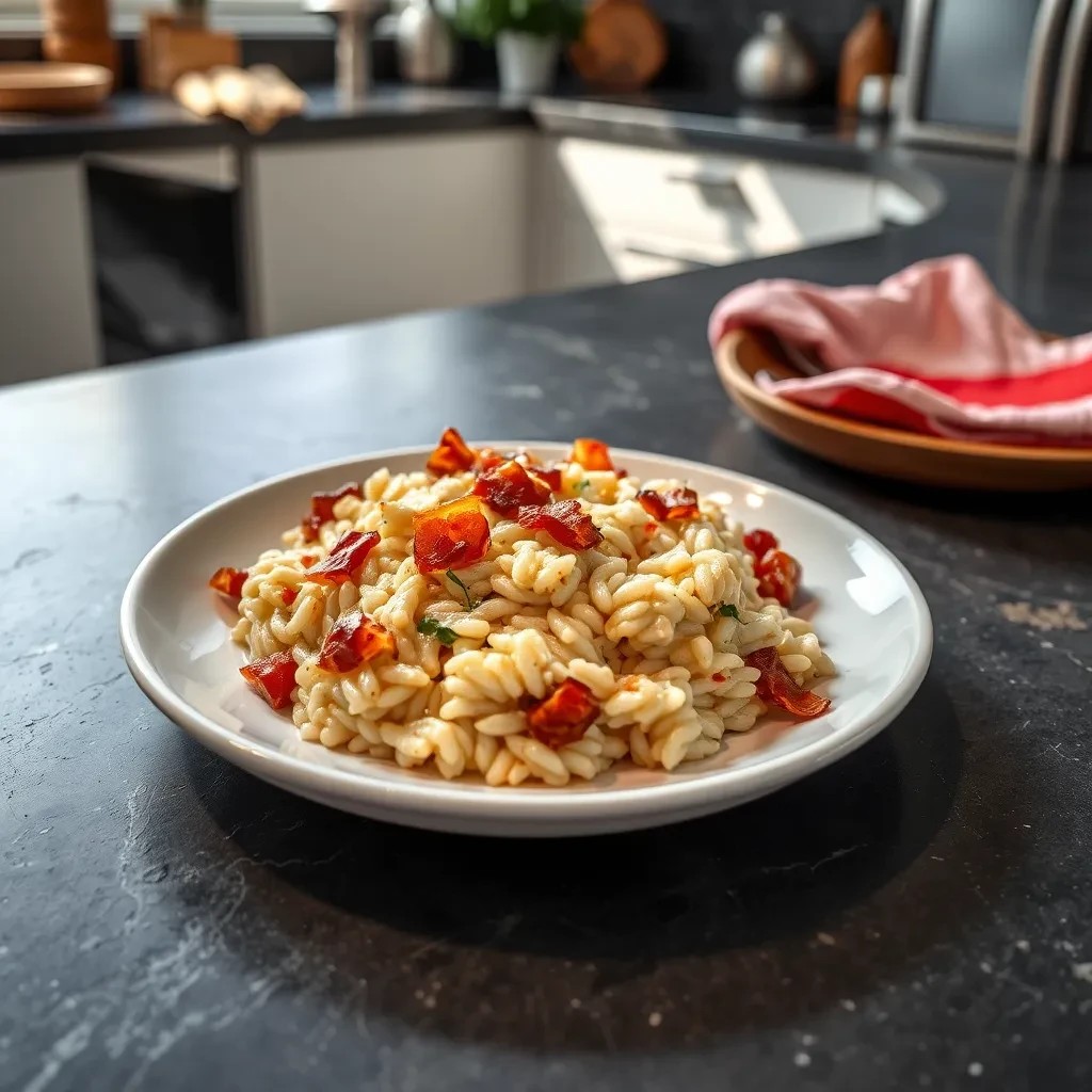 Creamy Bacon Risotto recipe