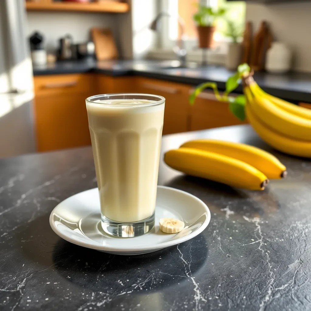 Creamy Banana Lassi recipe