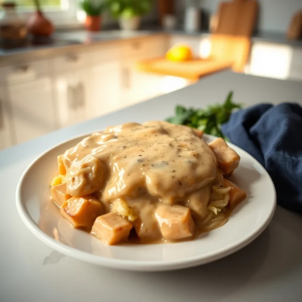 Creamy Chicken Gravy Sauce recipe