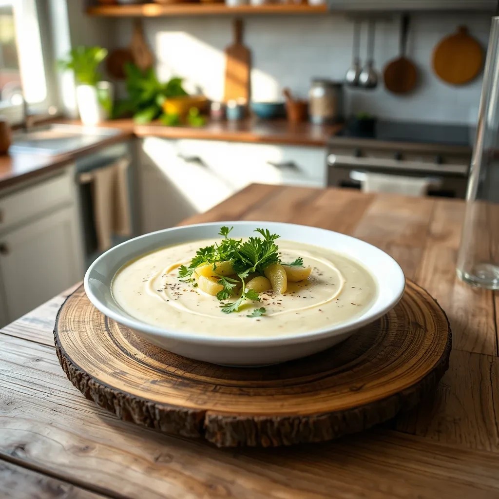 Creamy Kohlrabi Soup recipe