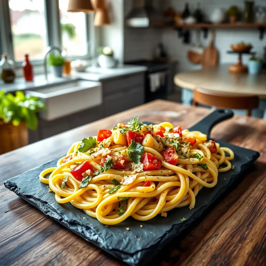 Creamy Pesto Pasta recipe