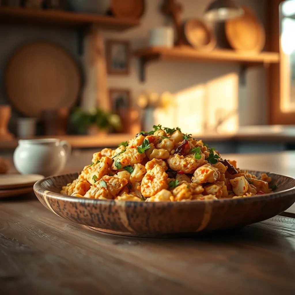 Curry Chicken Salad Delight recipe