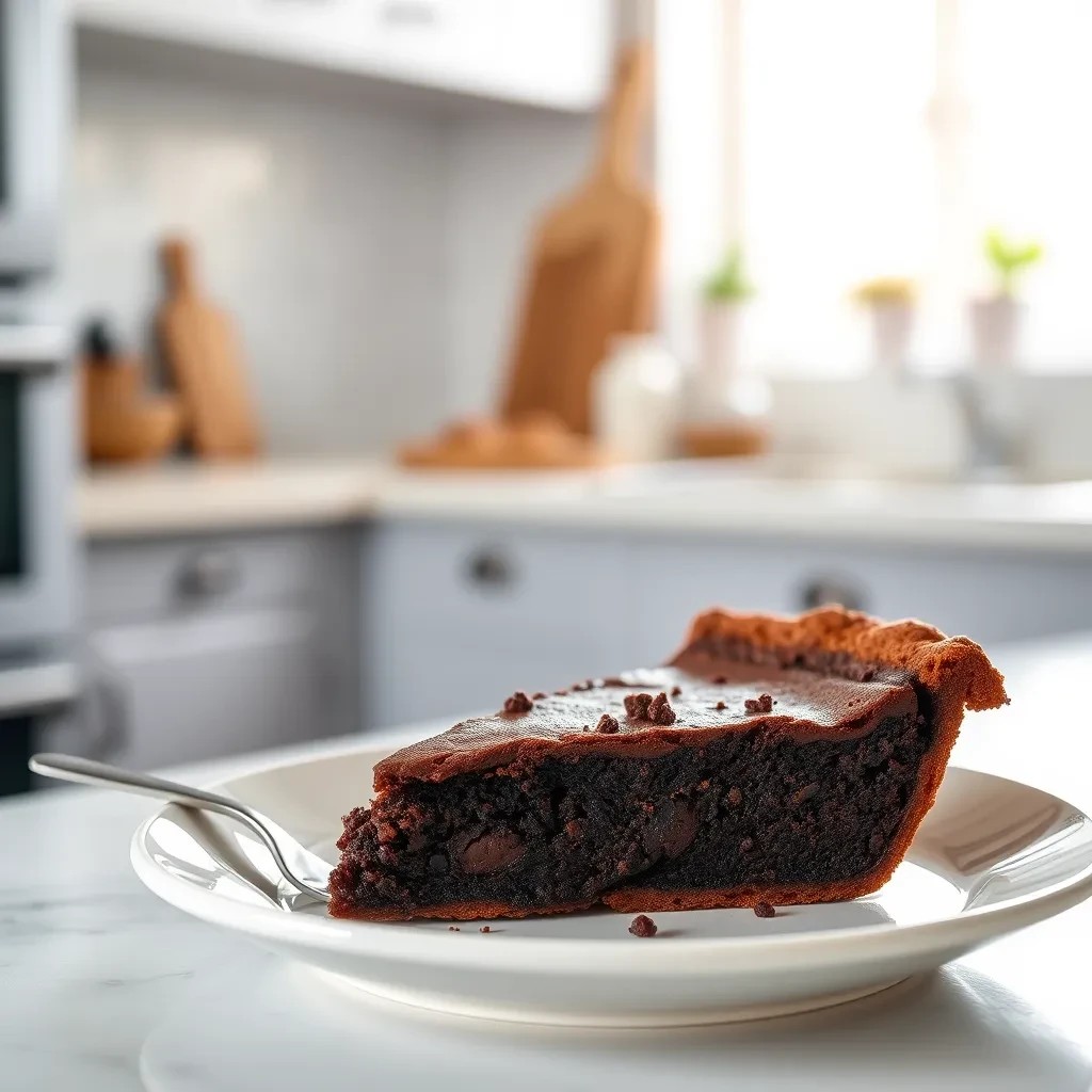 Decadent Brownie Pie recipe