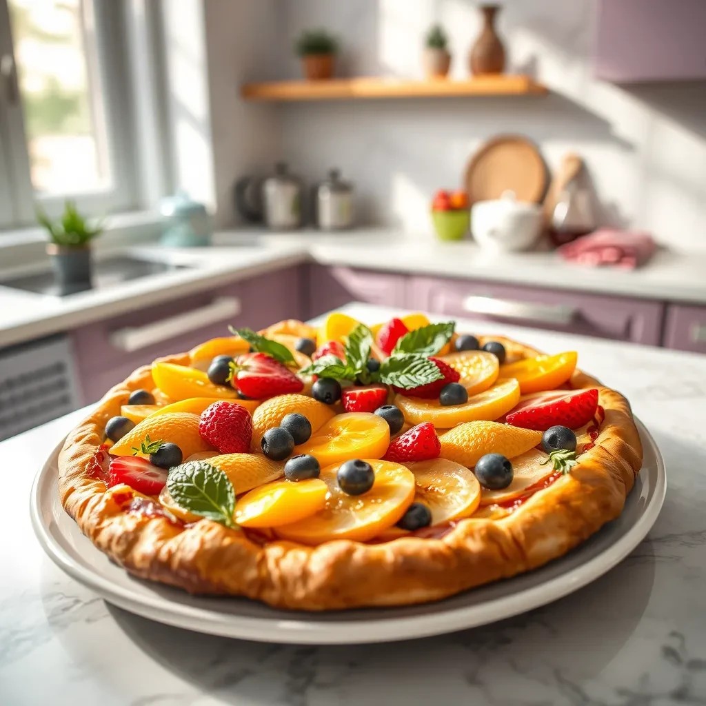 Delicious Fruit Pizza recipe