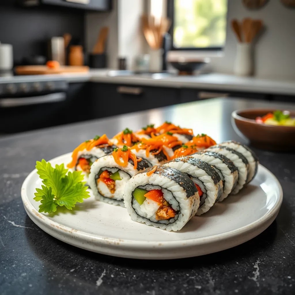 Dragon Roll Sushi recipe