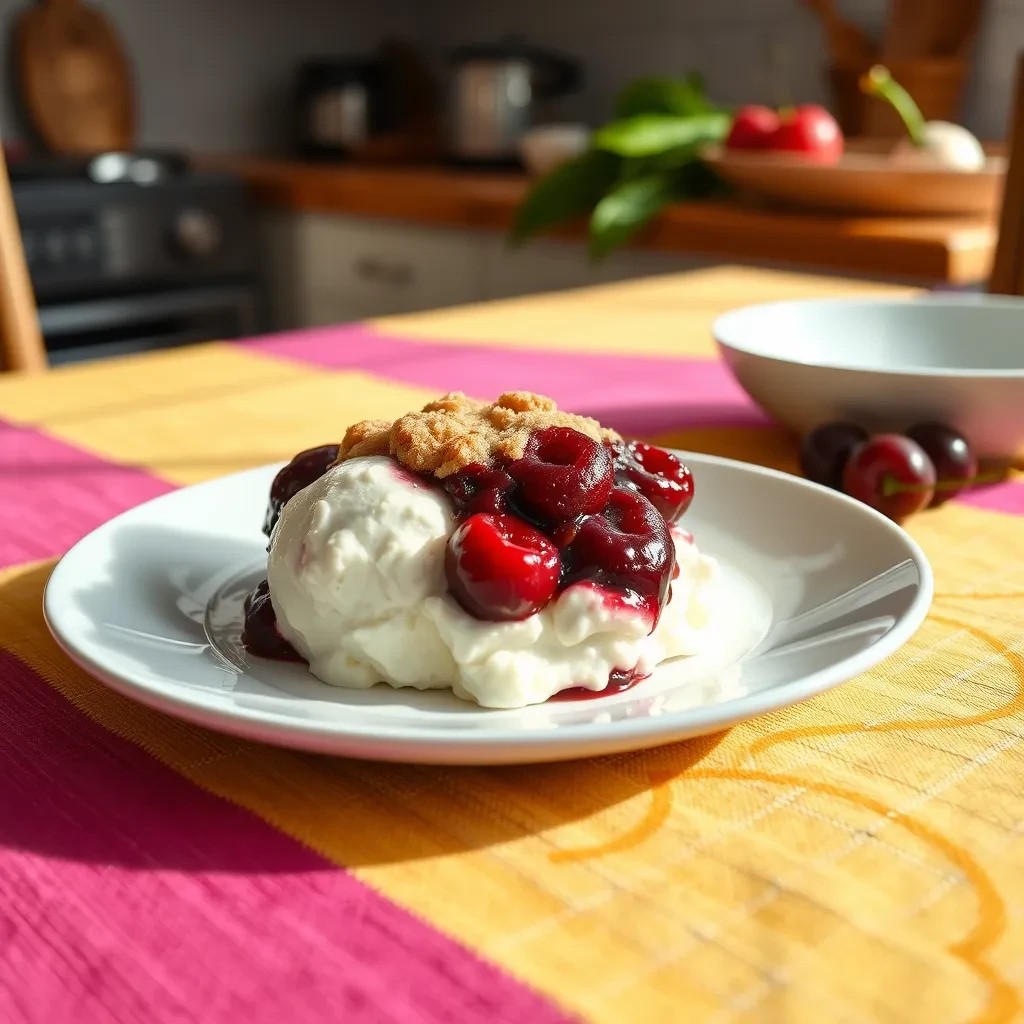 Simple Cherry Cobbler recipe