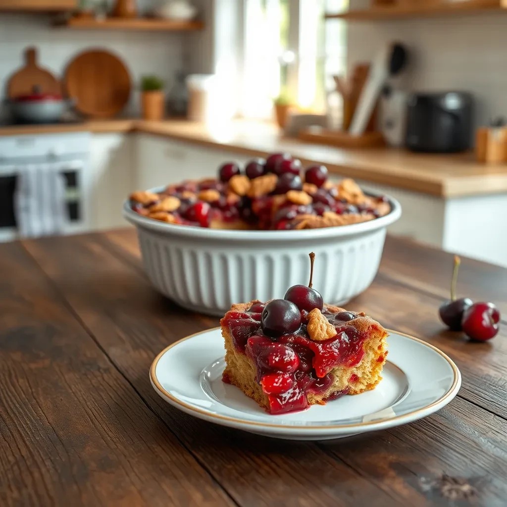 Easy Cherry Dump Cake recipe