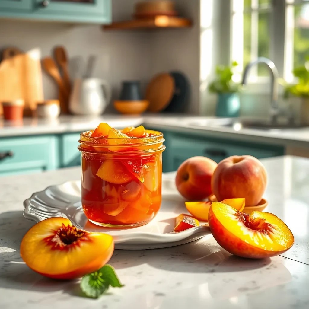 Simple Peach Jam recipe