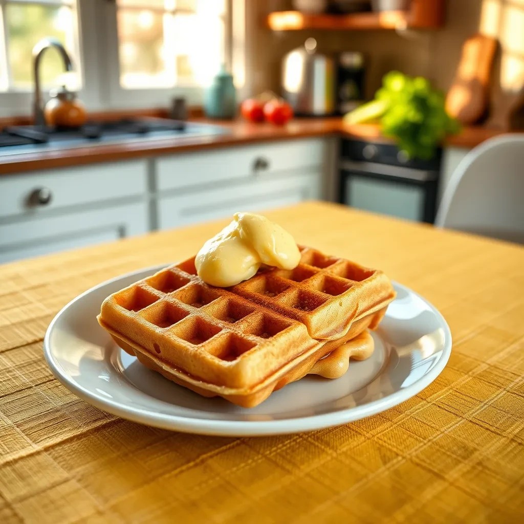 Eggnog Waffles Delight recipe