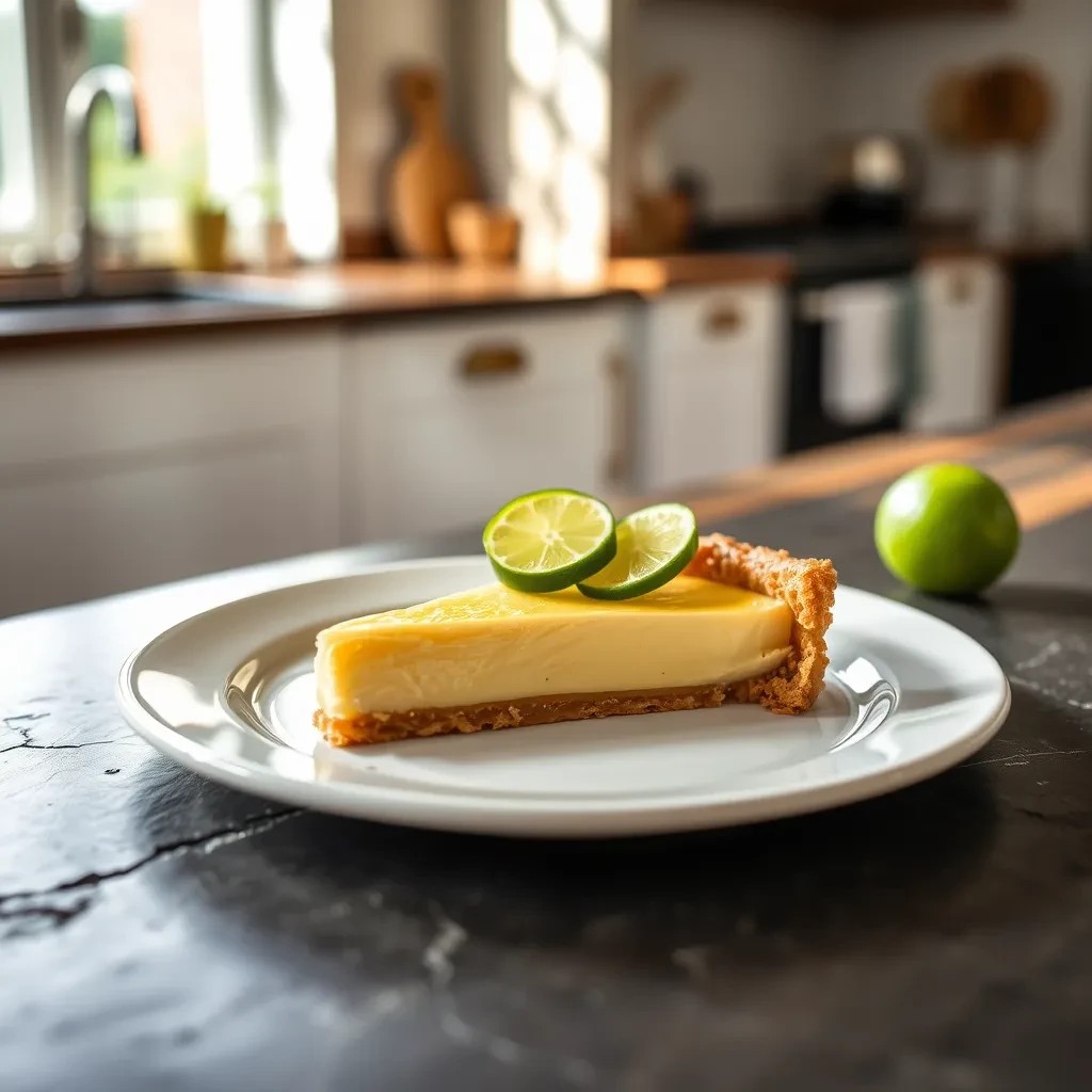 Ginger Lime Tart Dessert recipe