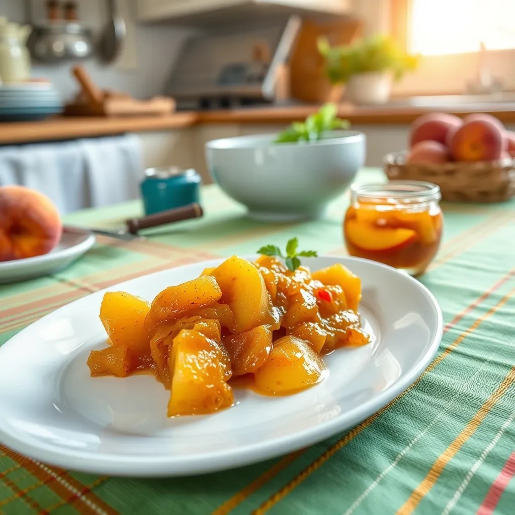 Ginger Peach Preserve recipe