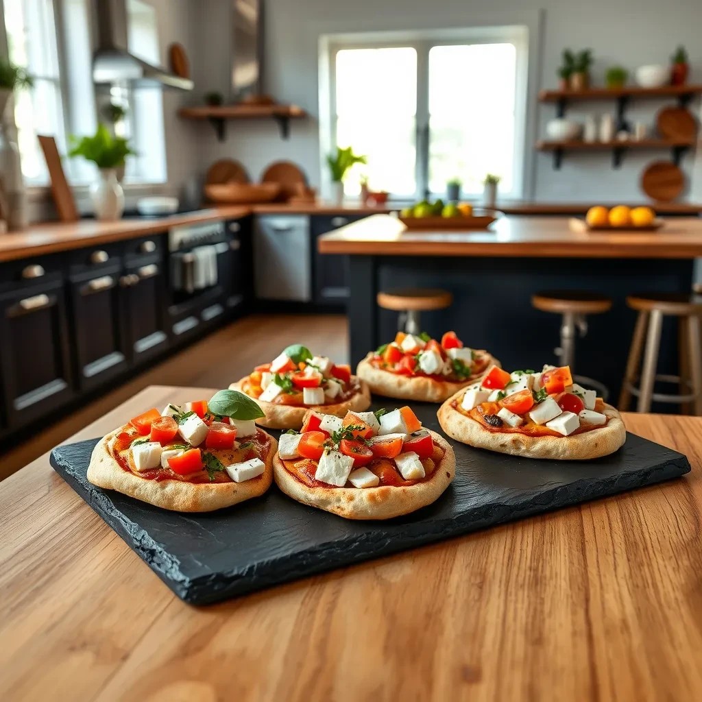 Greek Pita Pizza recipe