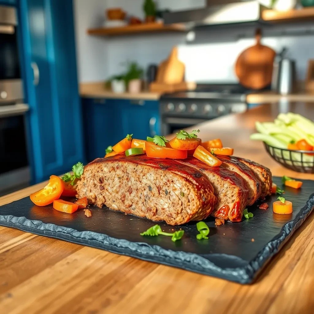 BBQ Grilled Meatloaf recipe