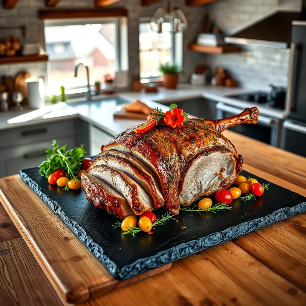 Herb-Roasted Pork Leg recipe