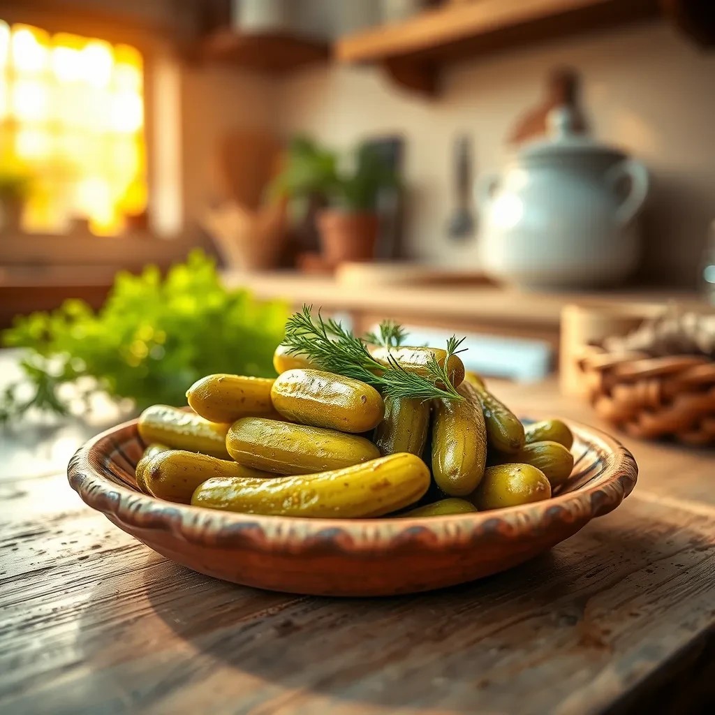 Dill Pickles Made at Home recipe