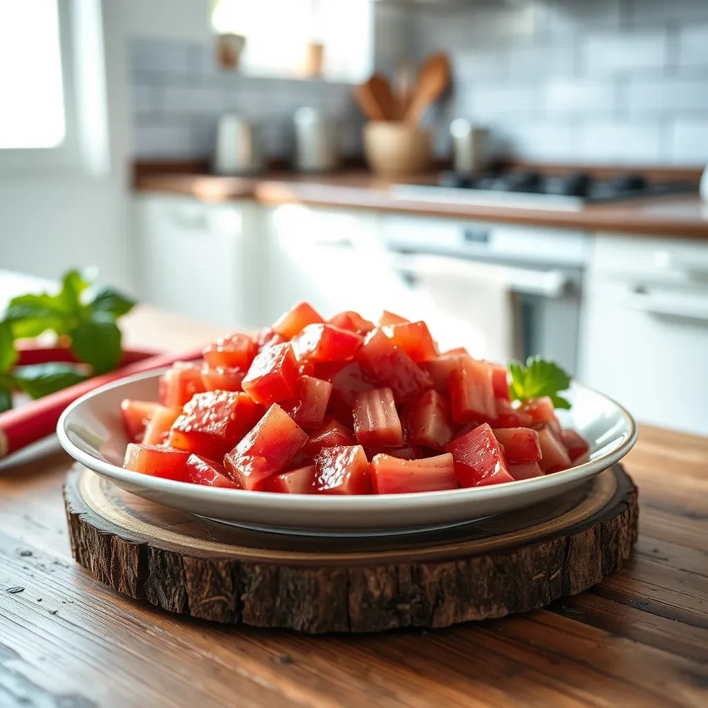 Homemade Rhubarb Jam recipe