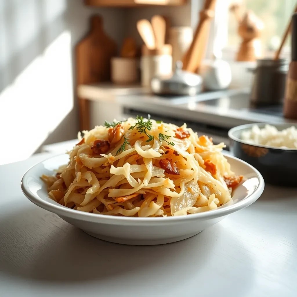 Fermented Sauerkraut at Home recipe