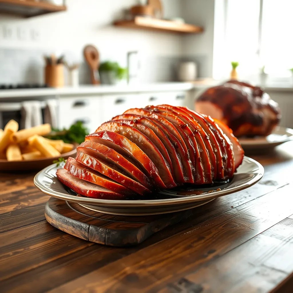 Honey Glazed Baked Ham recipe