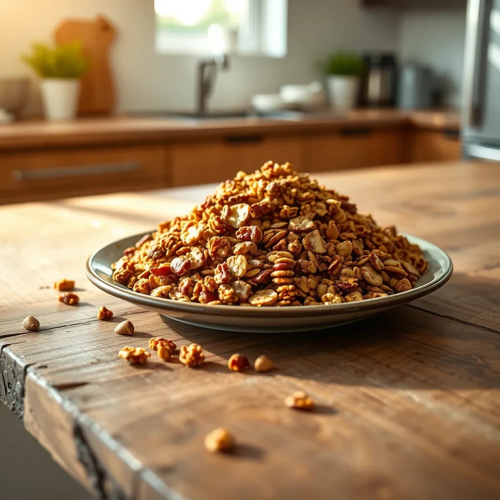 Nutty Honey Granola recipe