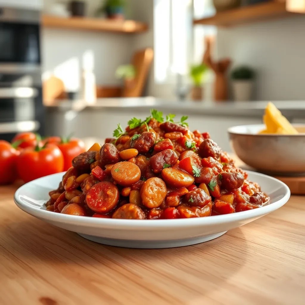 Italian Sausage Chili Dish recipe