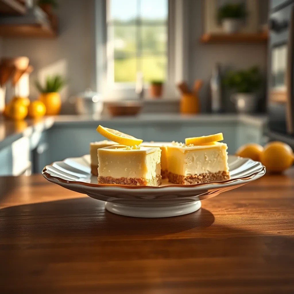 Lemon Cheesecake Bars recipe