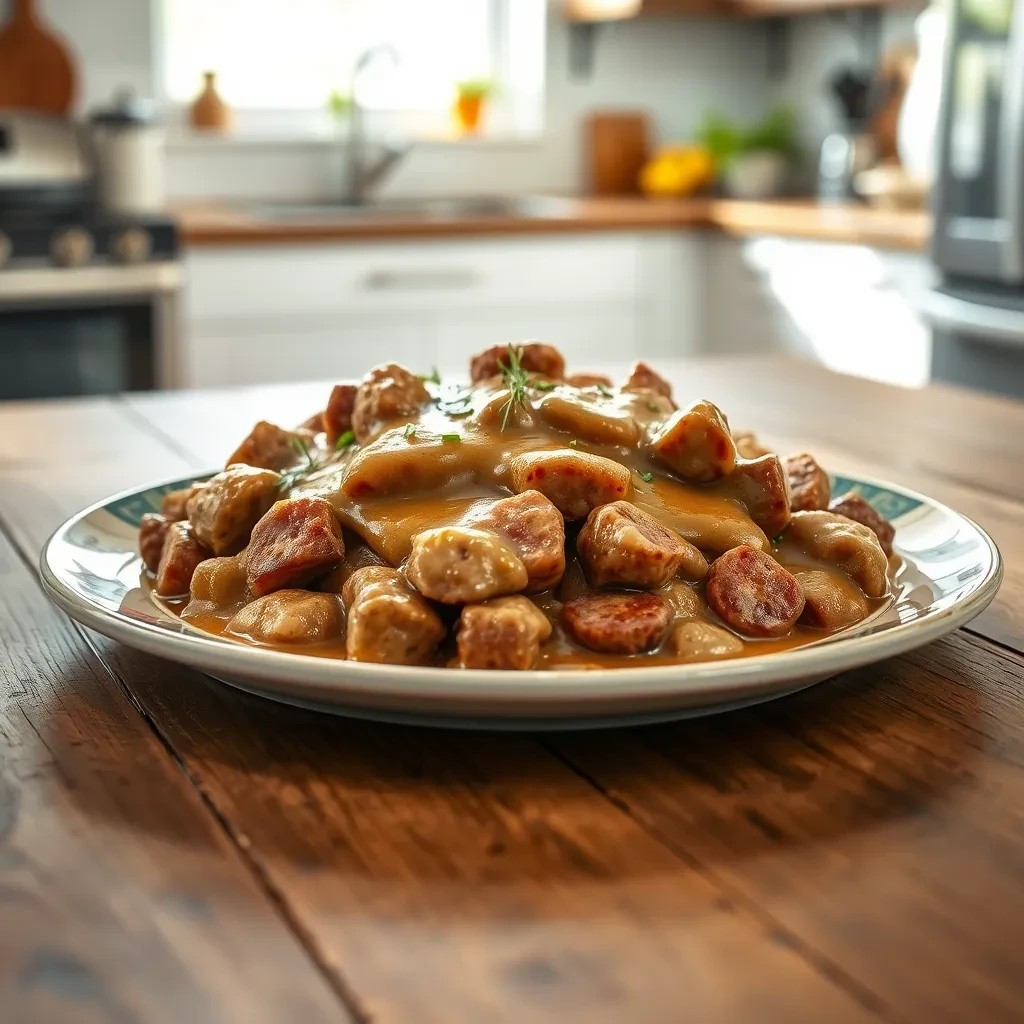 Maple Sausage Gravy recipe