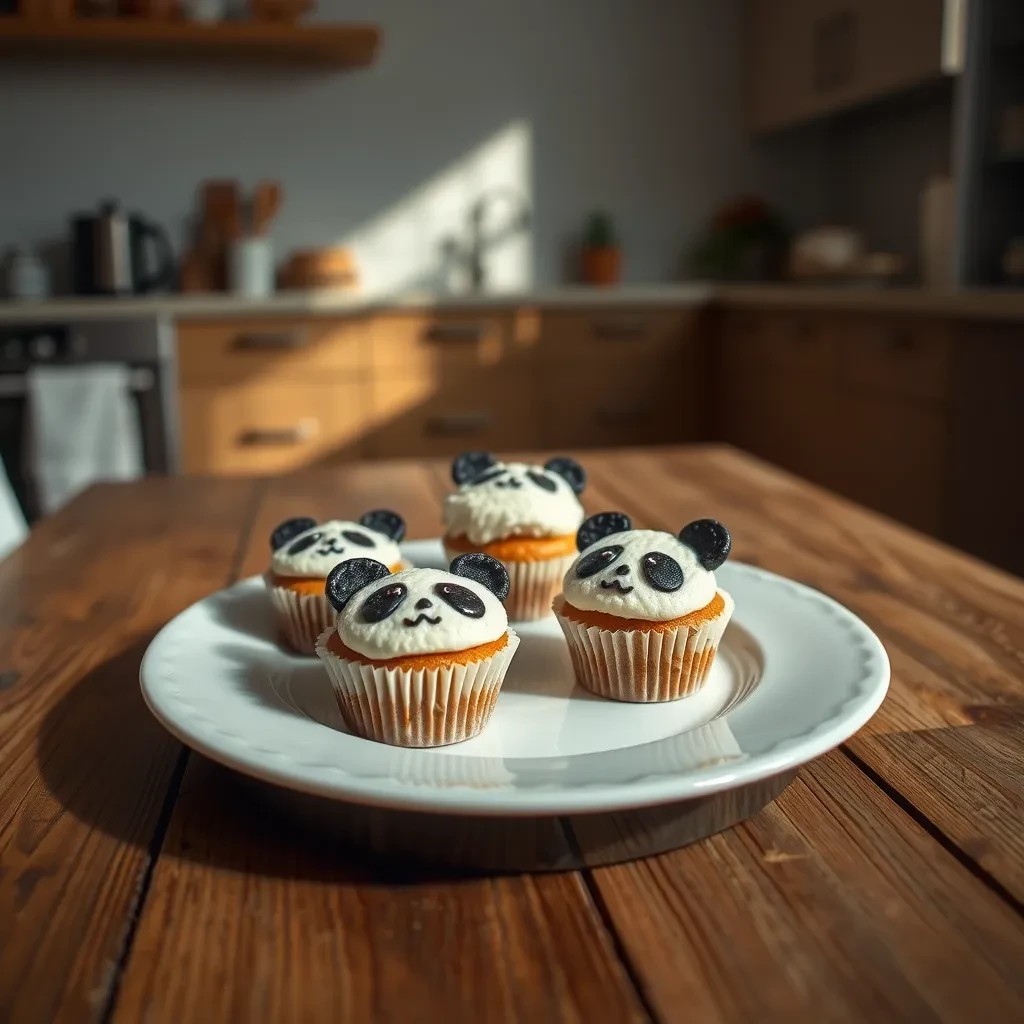 Panda Cupcakes recipe