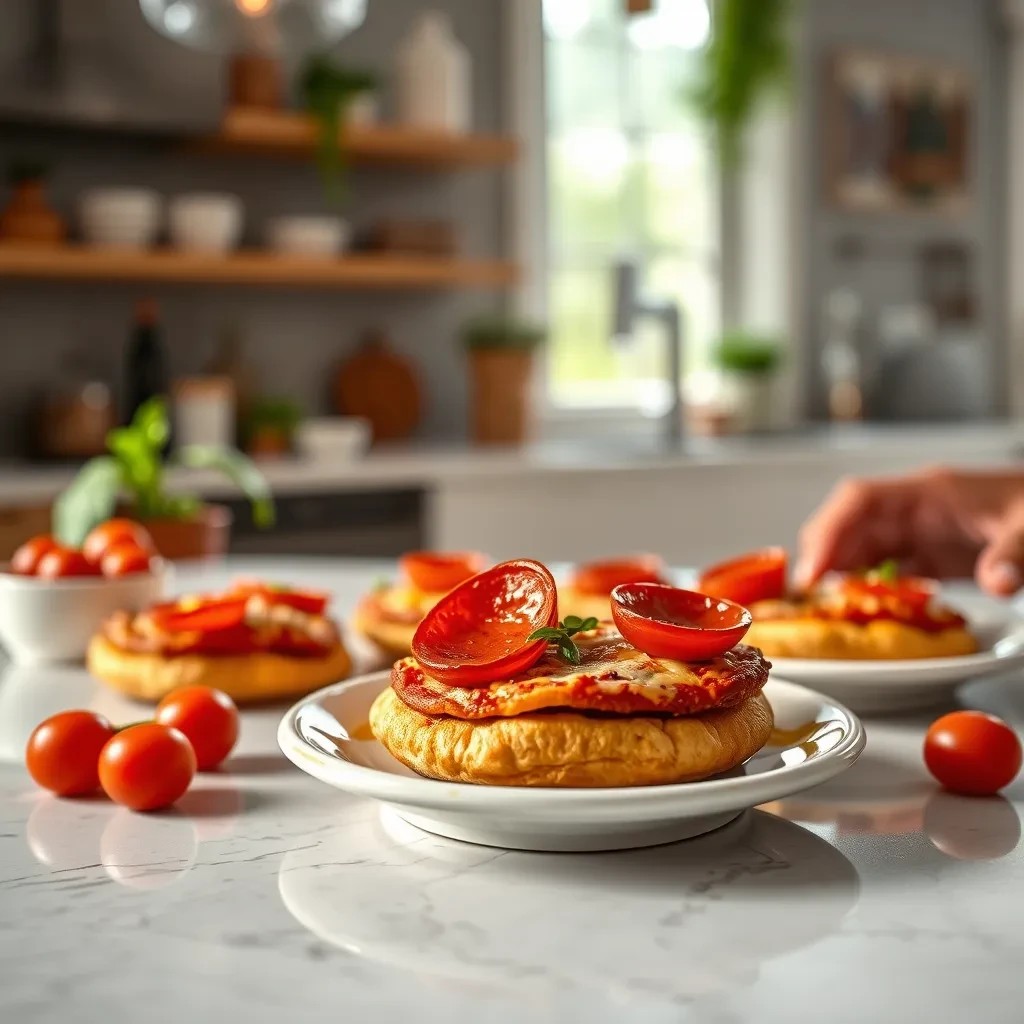 Mini Pepperoni Pizzas recipe