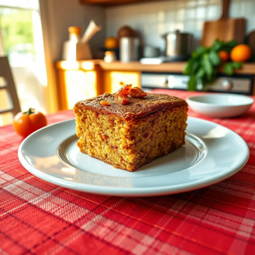 Moist Persimmon Cake recipe