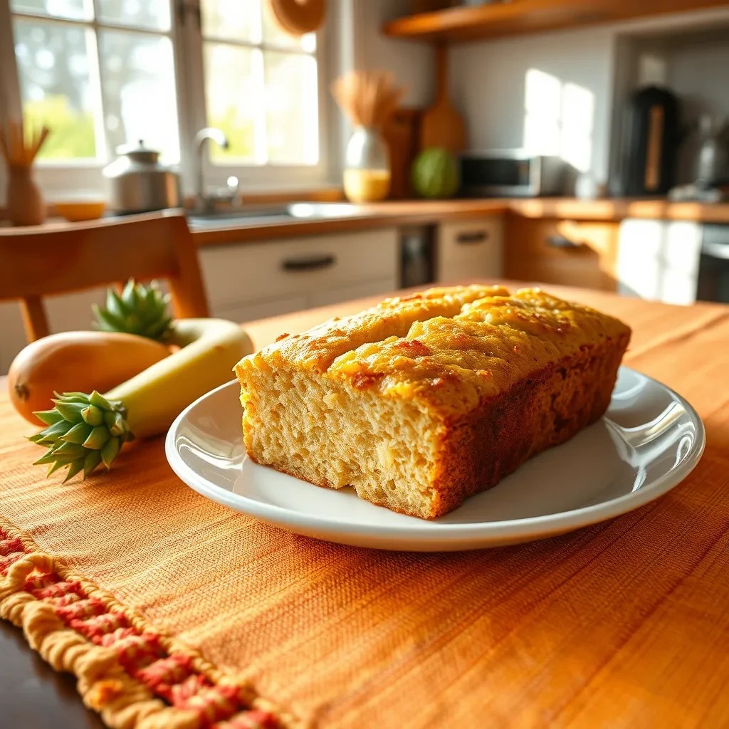 Moist Pineapple Bread recipe