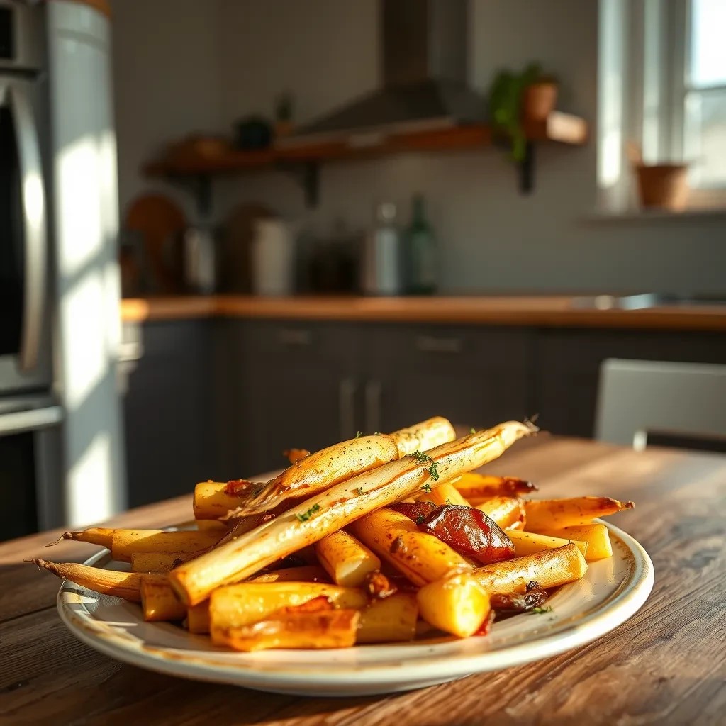 Oven-Roasted Parsnips recipe