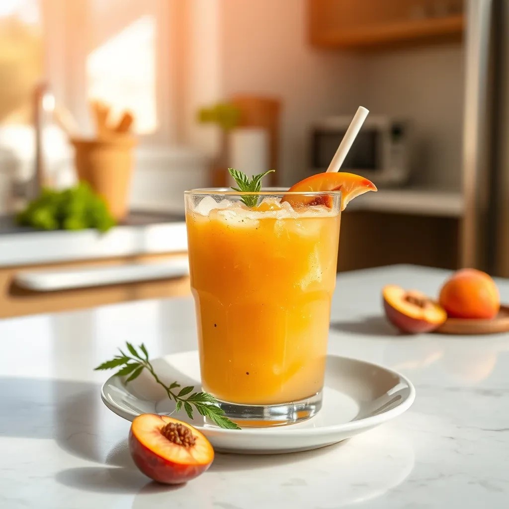 Peach Ginger Slush recipe