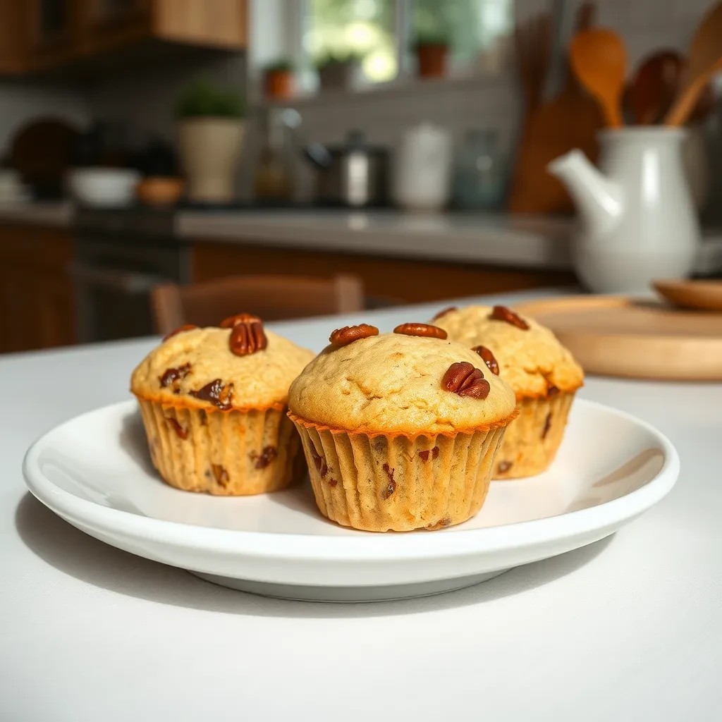 Pecan Pancake Muffins Delight recipe