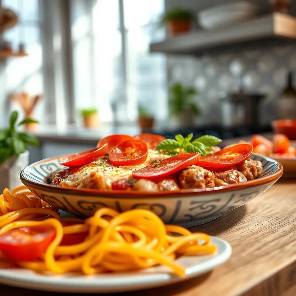 Pepperoni Meatza Bake recipe