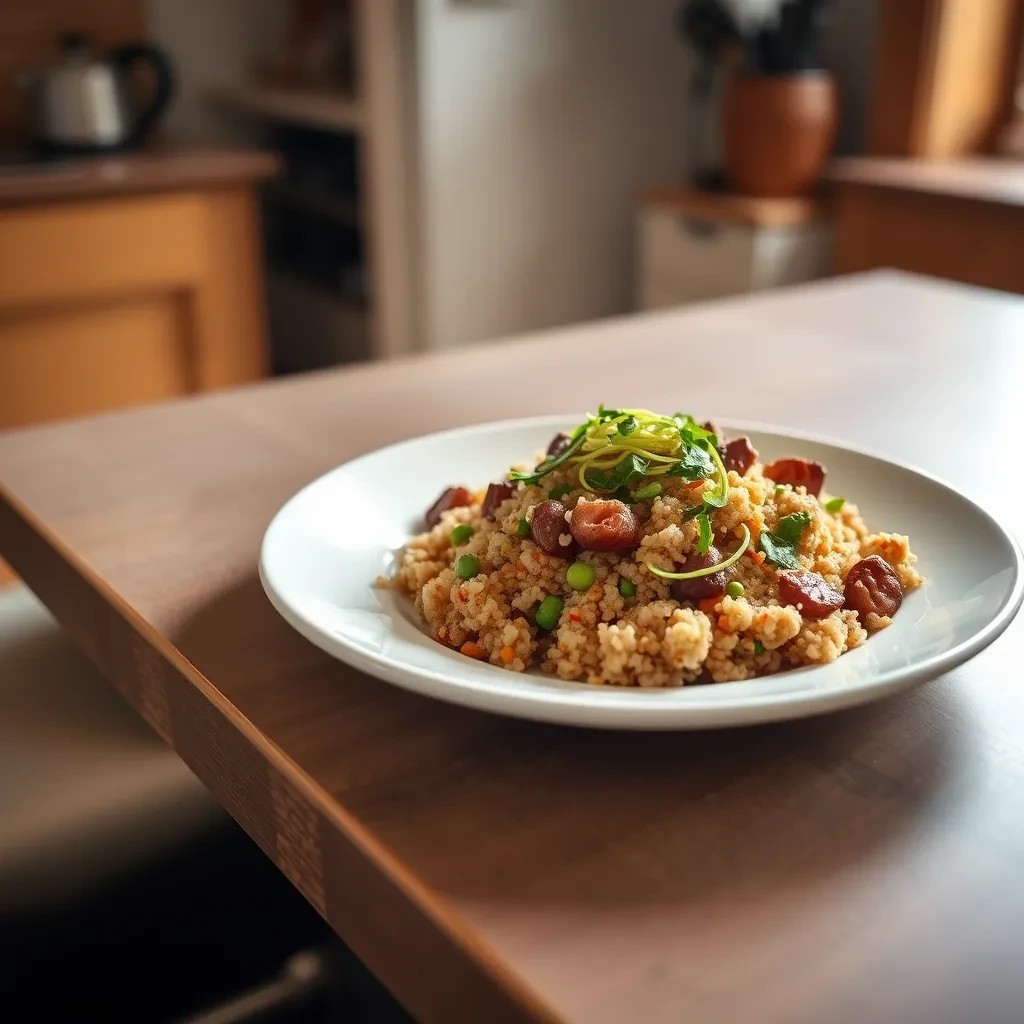 Pork Quinoa Stir Fry recipe