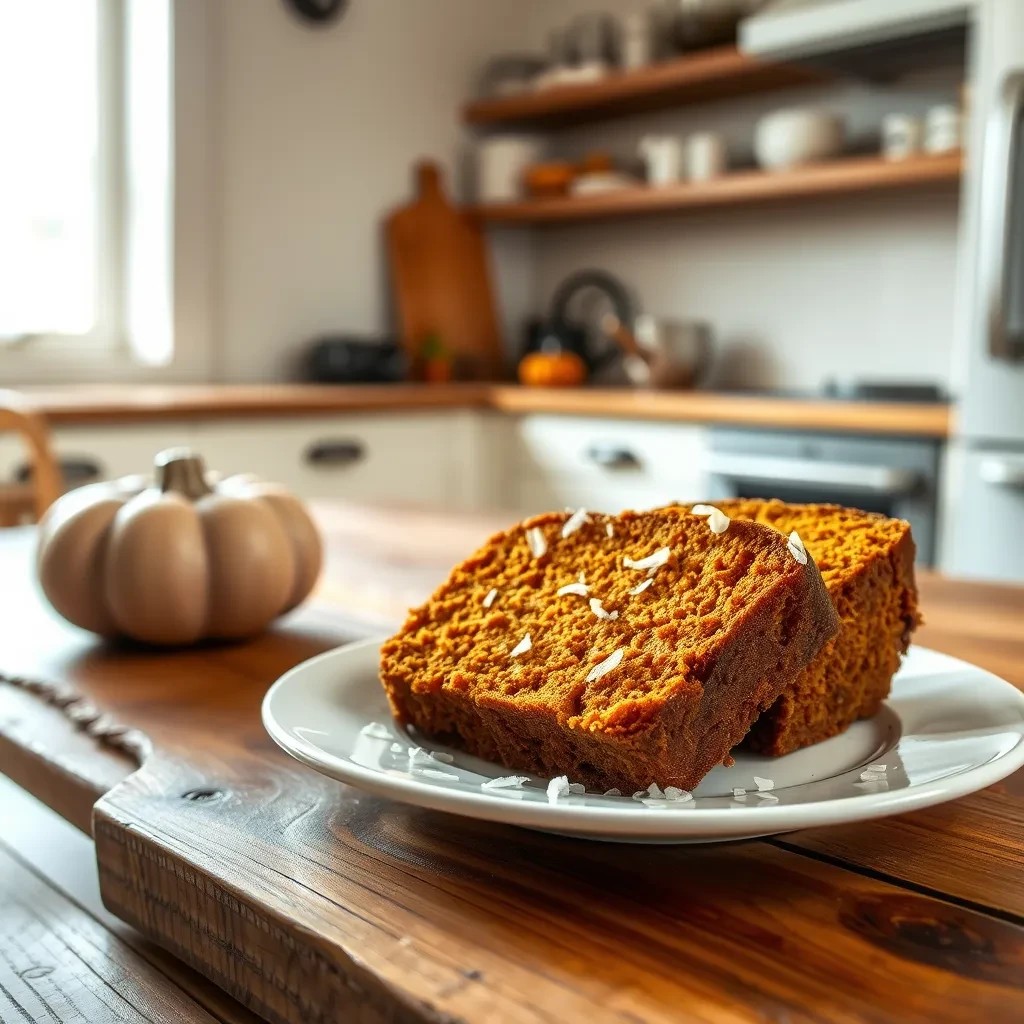 Coconut Pumpkin Bread recipe