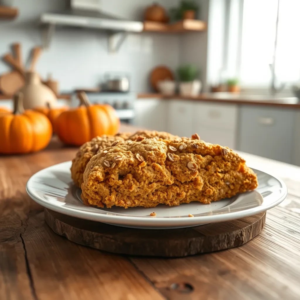 Pumpkin Oat Scones Delight recipe