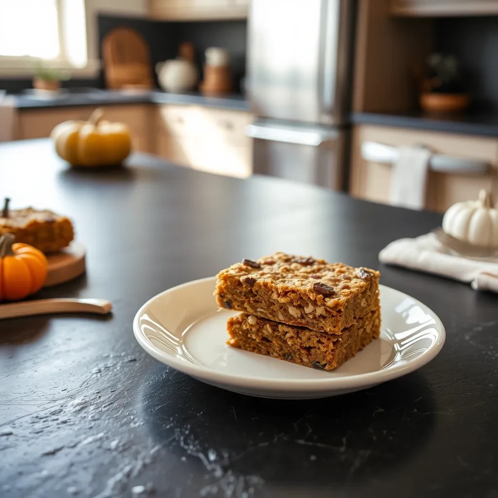 Pumpkin Oat Bars recipe